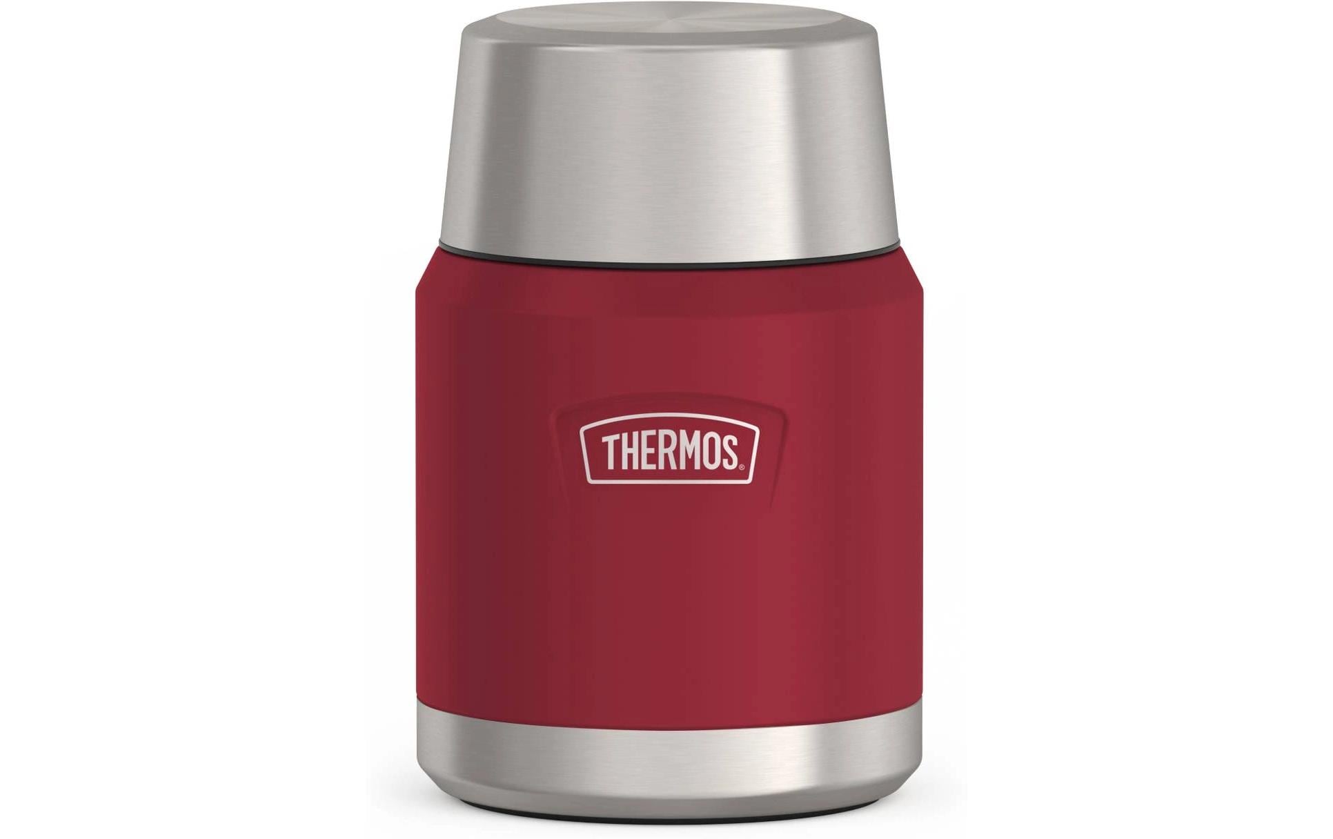 Thermos ICON Isolierflasche 470 ml – doppelwandig 10 h heiss/24 h kalt, Edelstahl, Schraubdeckel