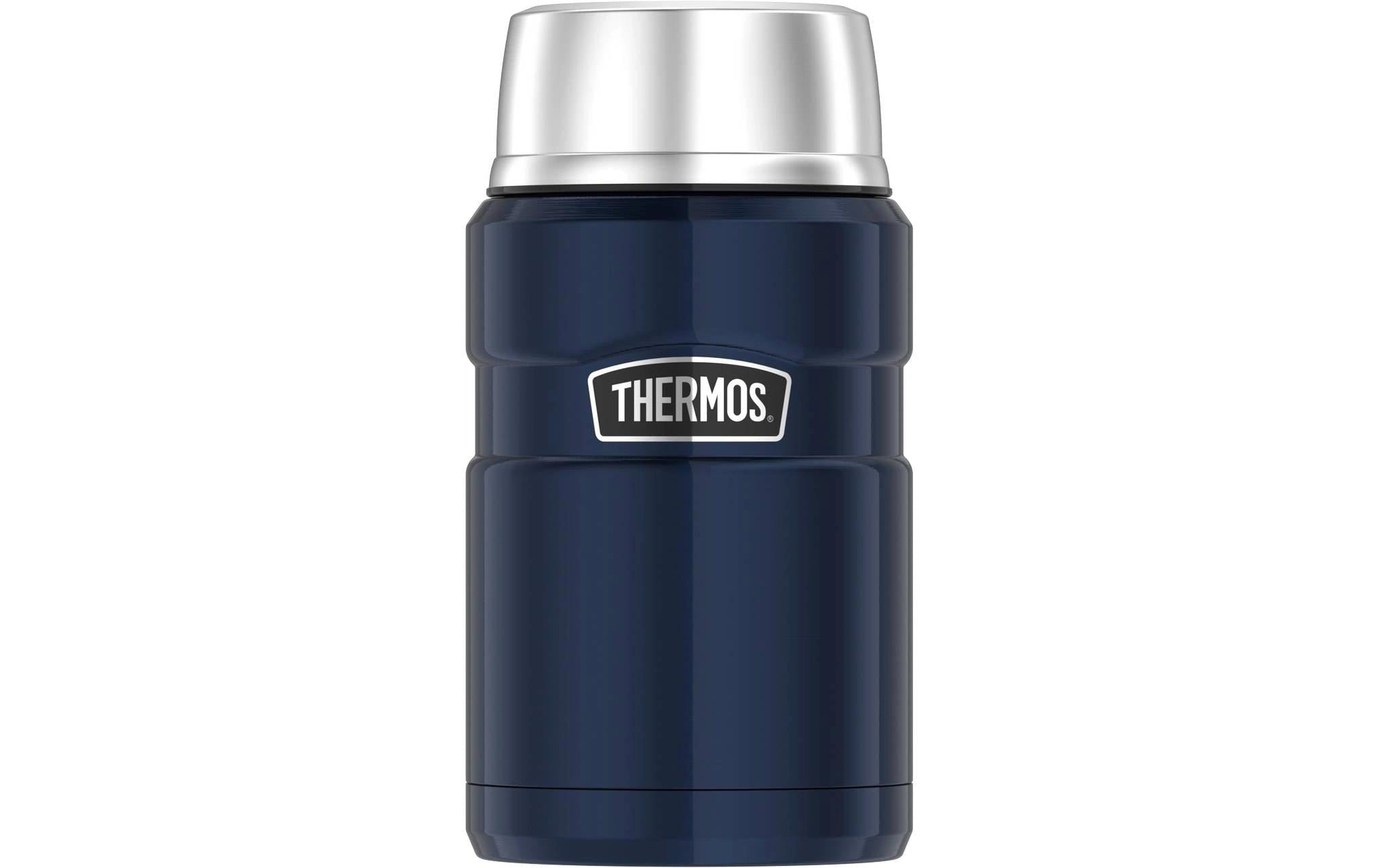 Thermos Lunchbox 710 ml, Ø 9,4 × 18,7 cm, Edelstahl, dunkelblau, isoliert