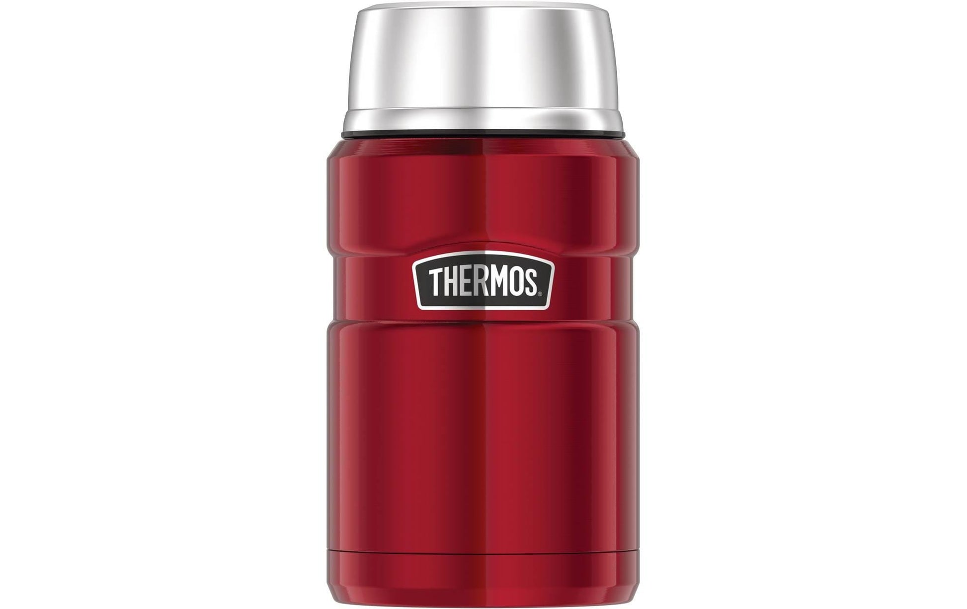 Thermos STAINLESS KING – Vorratsdose 710 ml, Ø 9,4 × 18,7 cm, Edelstahl, Rot, isoliert