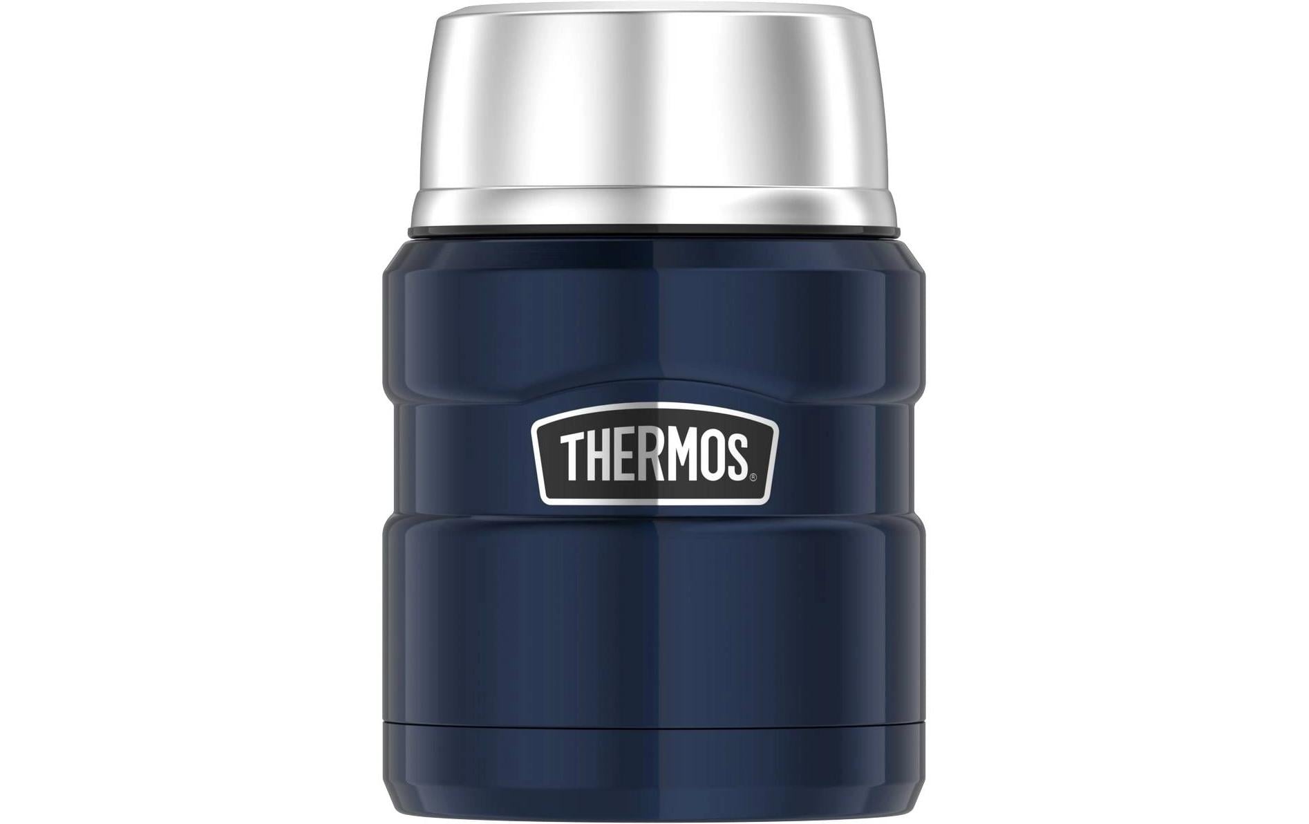 Thermos Foodbehälter STAINLESS KING – 470 ml, Ø 9,7 cm, Edelstahl, Schraubverschluss, doppelwandig