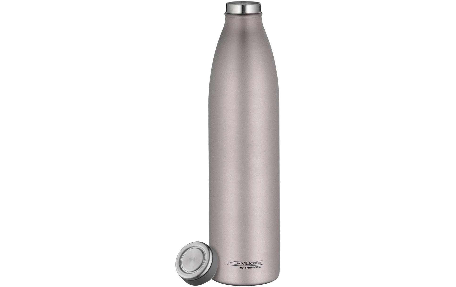 Thermos TC Isolierflasche 1 l – doppelwandig 10 h heiss/24 h kalt, Edelstahl, Rosa