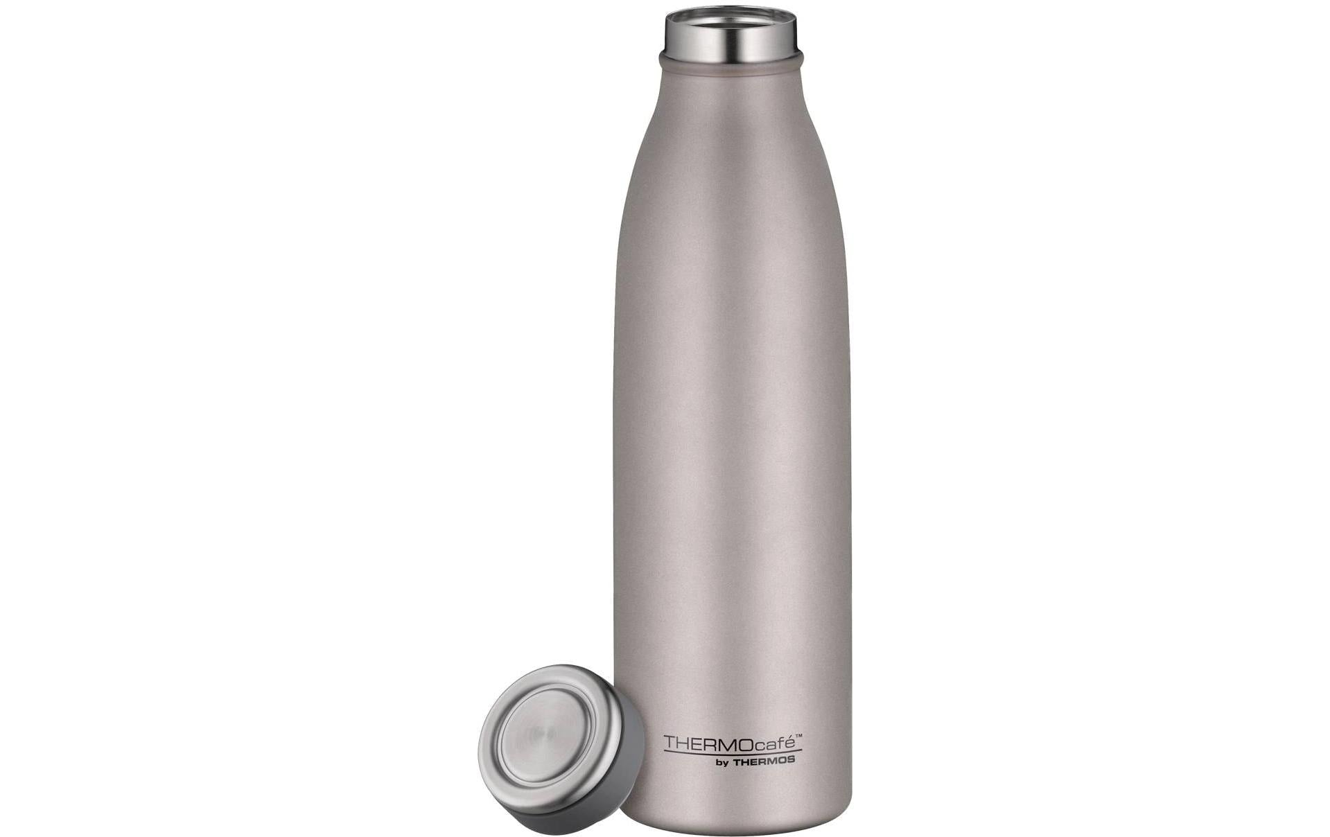 Thermos TC Isolierflasche 500 ml – Doppelwandig 10 h Heiss / 24 h Kalt, Edelstahl, Schraubdeckel, Rosa