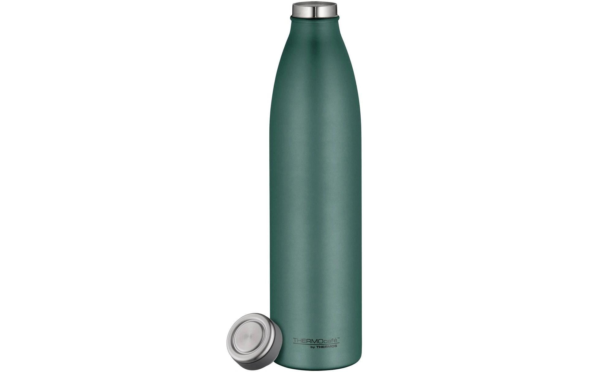 Thermos Isolierflasche 1 l – Doppelwandig 10 h heiss/24 h kalt, Edelstahl, Grün