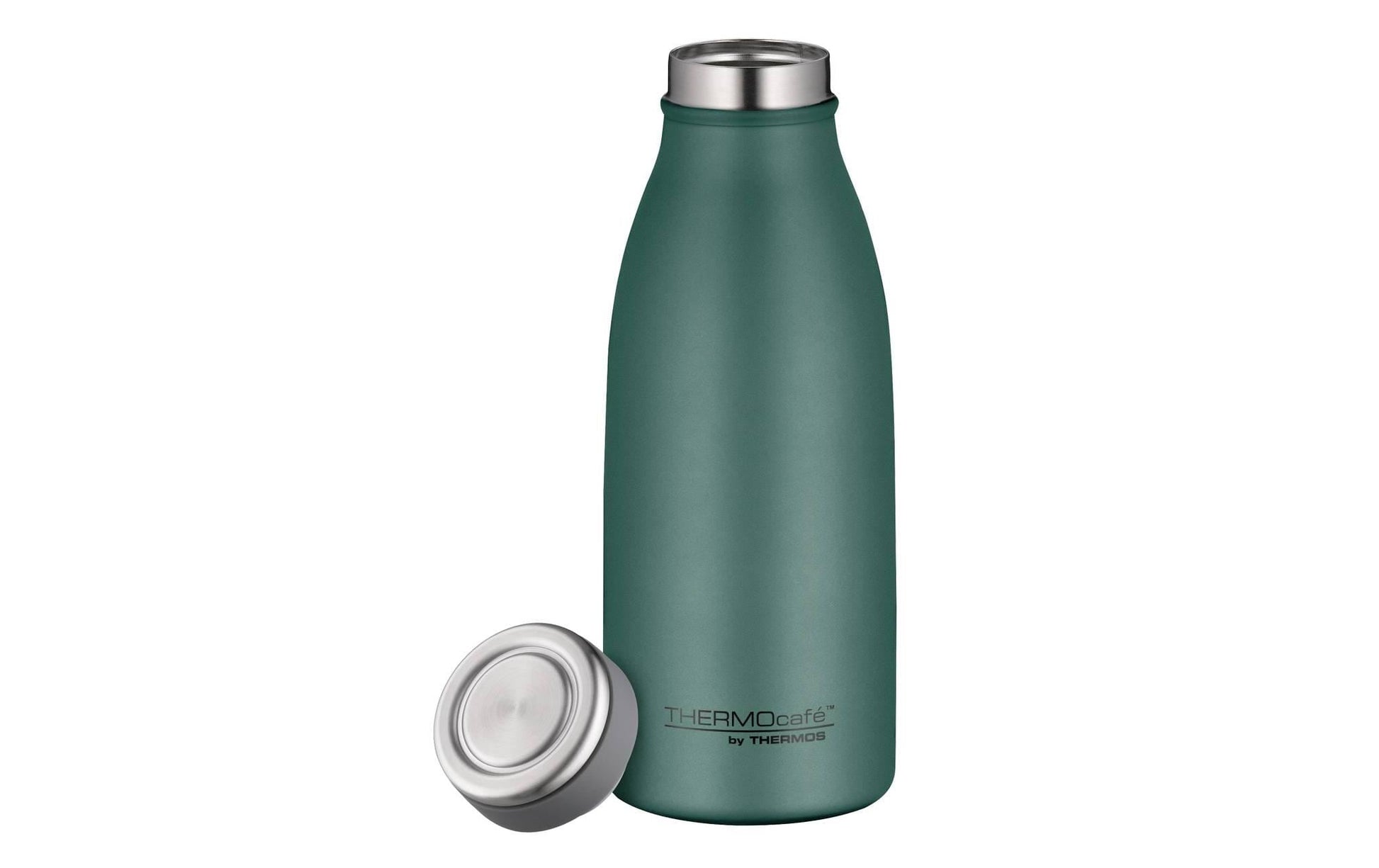 Thermos Isolierflasche 350 ml – Doppelwandig 10 h heiss/24 h kalt, Edelstahl, Schraubdeckel