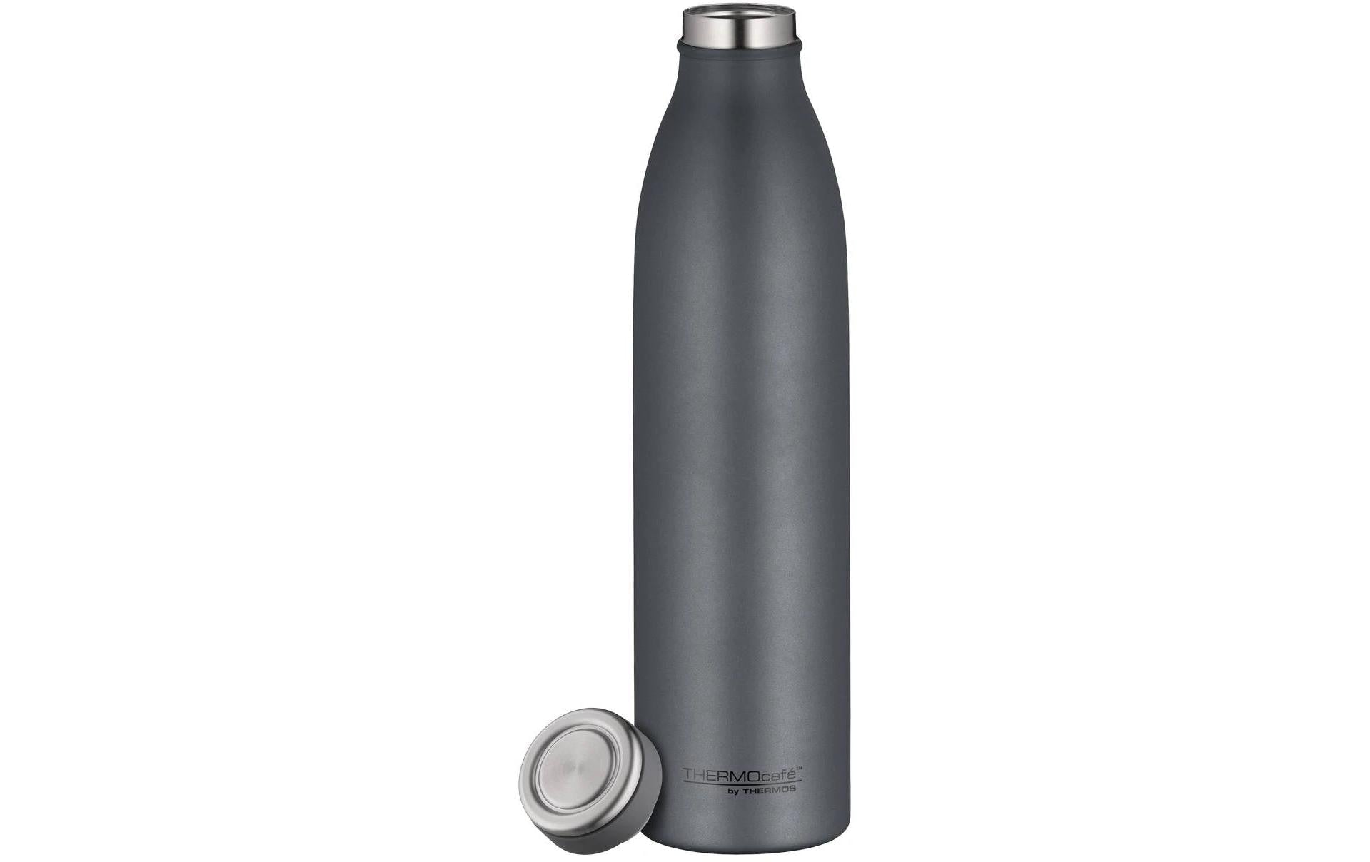 Thermos Isolierflasche 750 ml – Doppelwandig 10 h heiss/24 h kalt, Edelstahl, Schraubdeckel, Graphite