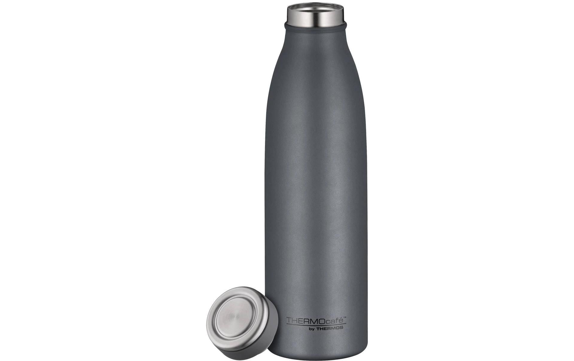 Thermos Isolierflasche 500 ml – Doppelwandig 10 h heiss / 24 h kalt, Edelstahl, Schraubdeckel