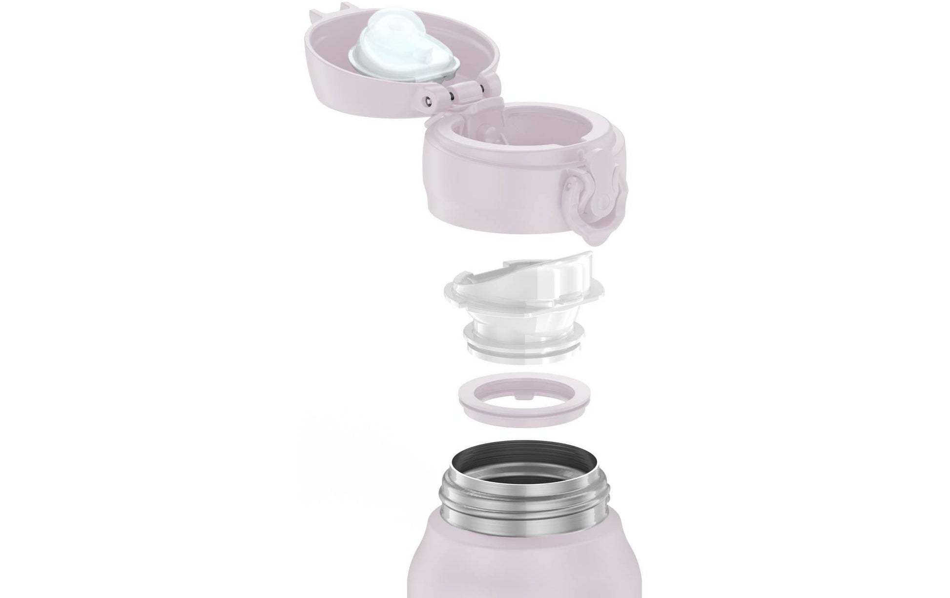 Thermos Ultraleichte Isolierflasche 750 ml – doppelwandig, Edelstahl, Soft Pink