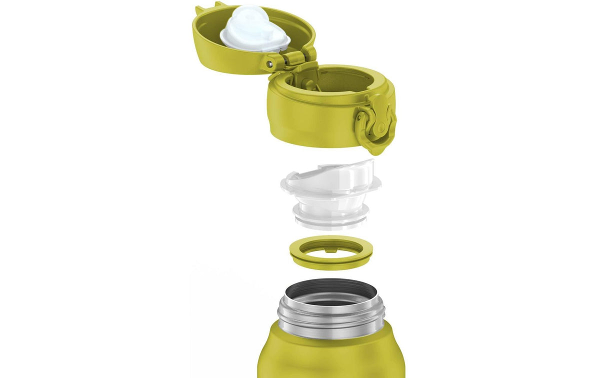 Thermos Ultraleichte Isolierflasche 750 ml – doppelwandig 10 h heiss/24 h kalt, Edelstahl, Klappdeckel