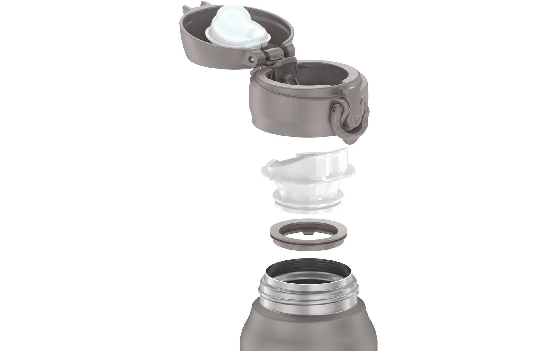 Thermos Ultraleichte Isolierflasche 750 ml – doppelwandig 10 h heiss/24 h kalt, Edelstahl, Klappdeckel
