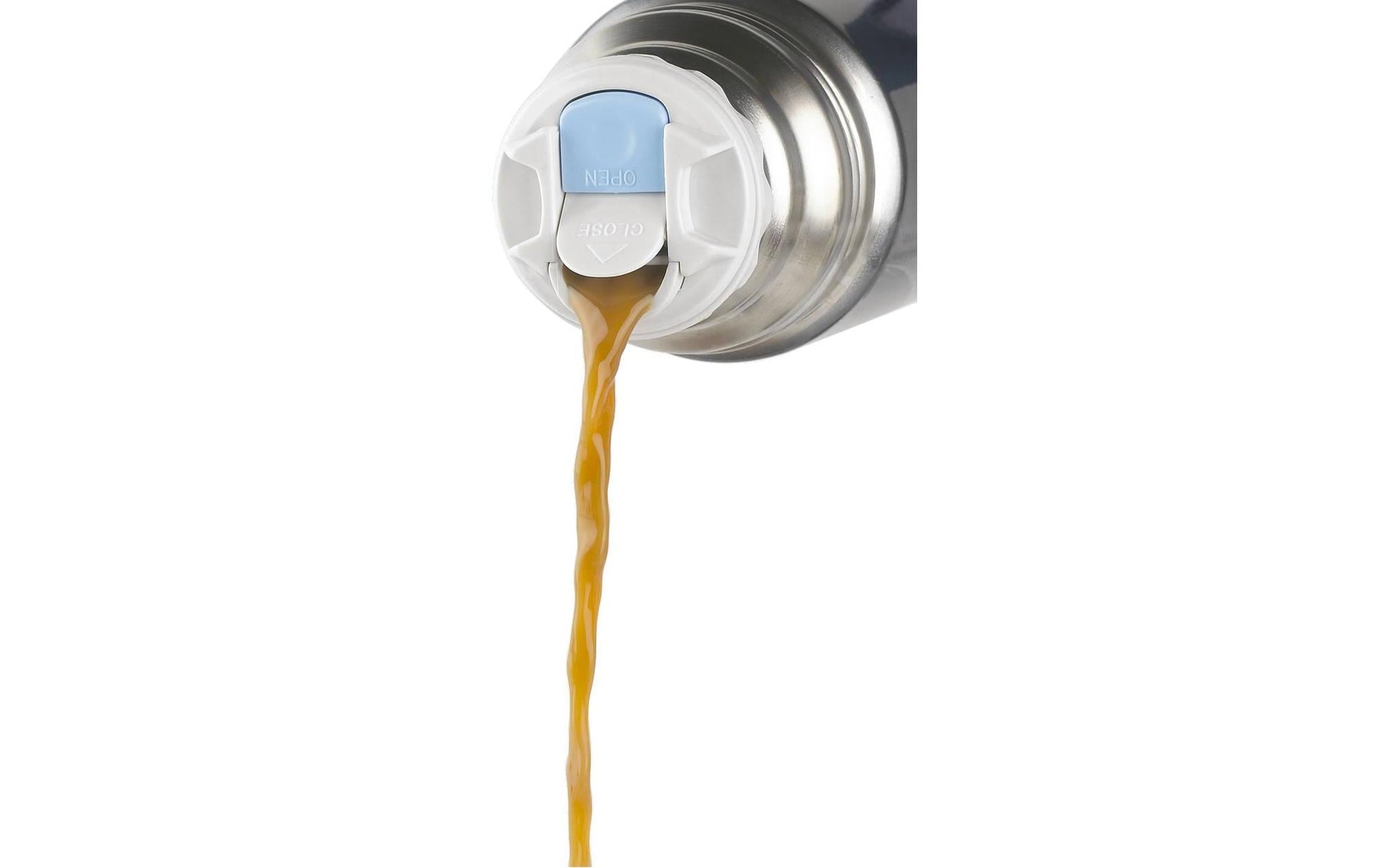 Thermos Light & Compact Isolierflasche 1 l – Doppelwandig, Edelstahl, Schraubdeckel