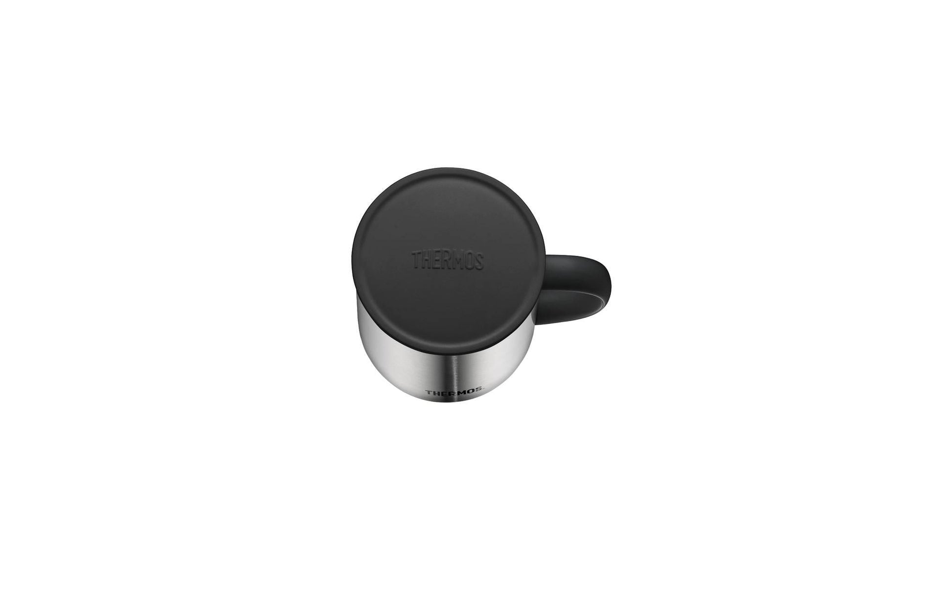 Thermos Longlife Cup Thermobecher 350 ml – doppelwandig 10 h heiss/24 h kalt, Edelstahl, Silber