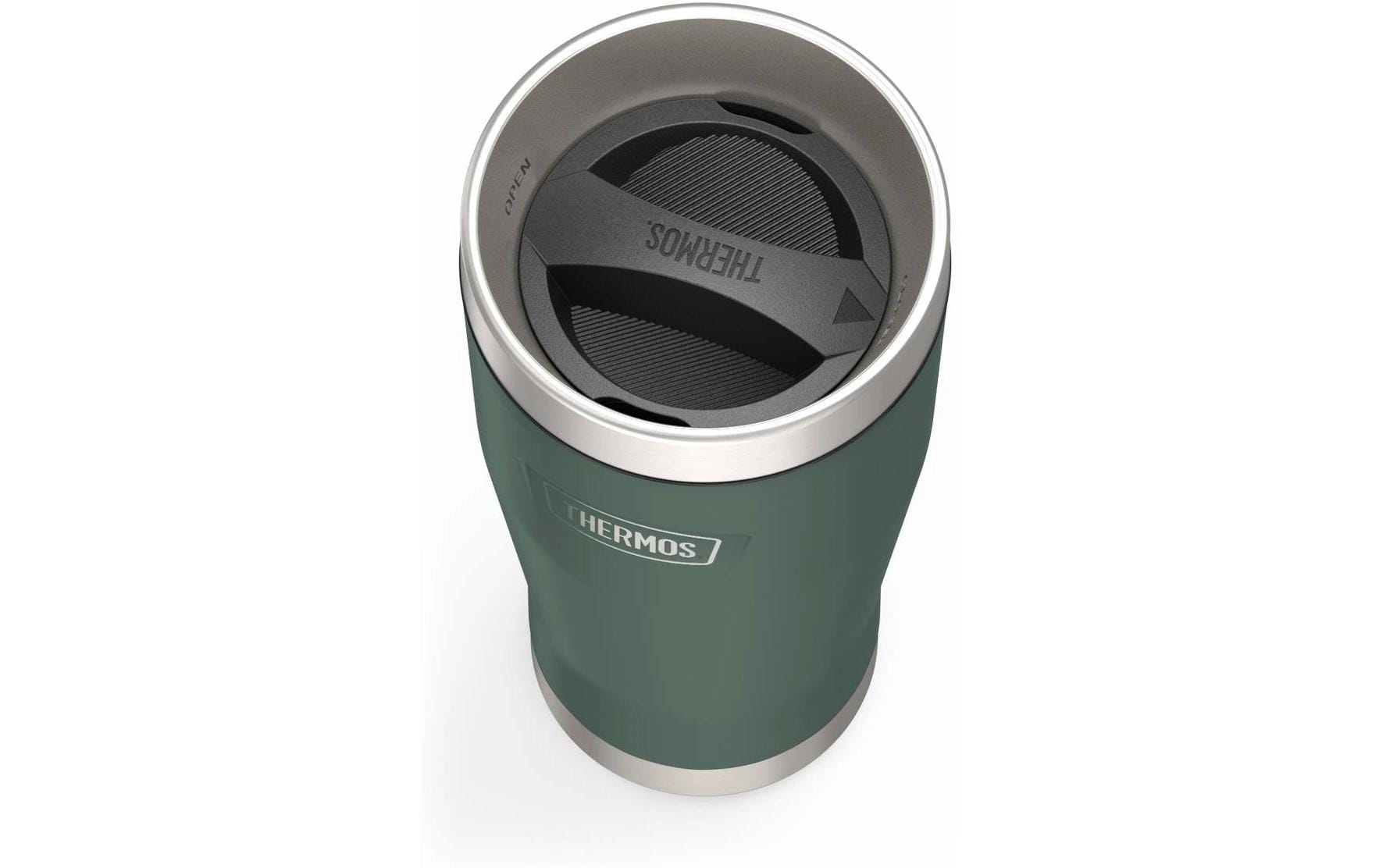 Thermos ICON Thermobecher 470 ml – doppelwandig 10 h heiss/24 h kalt, Edelstahl, Forest