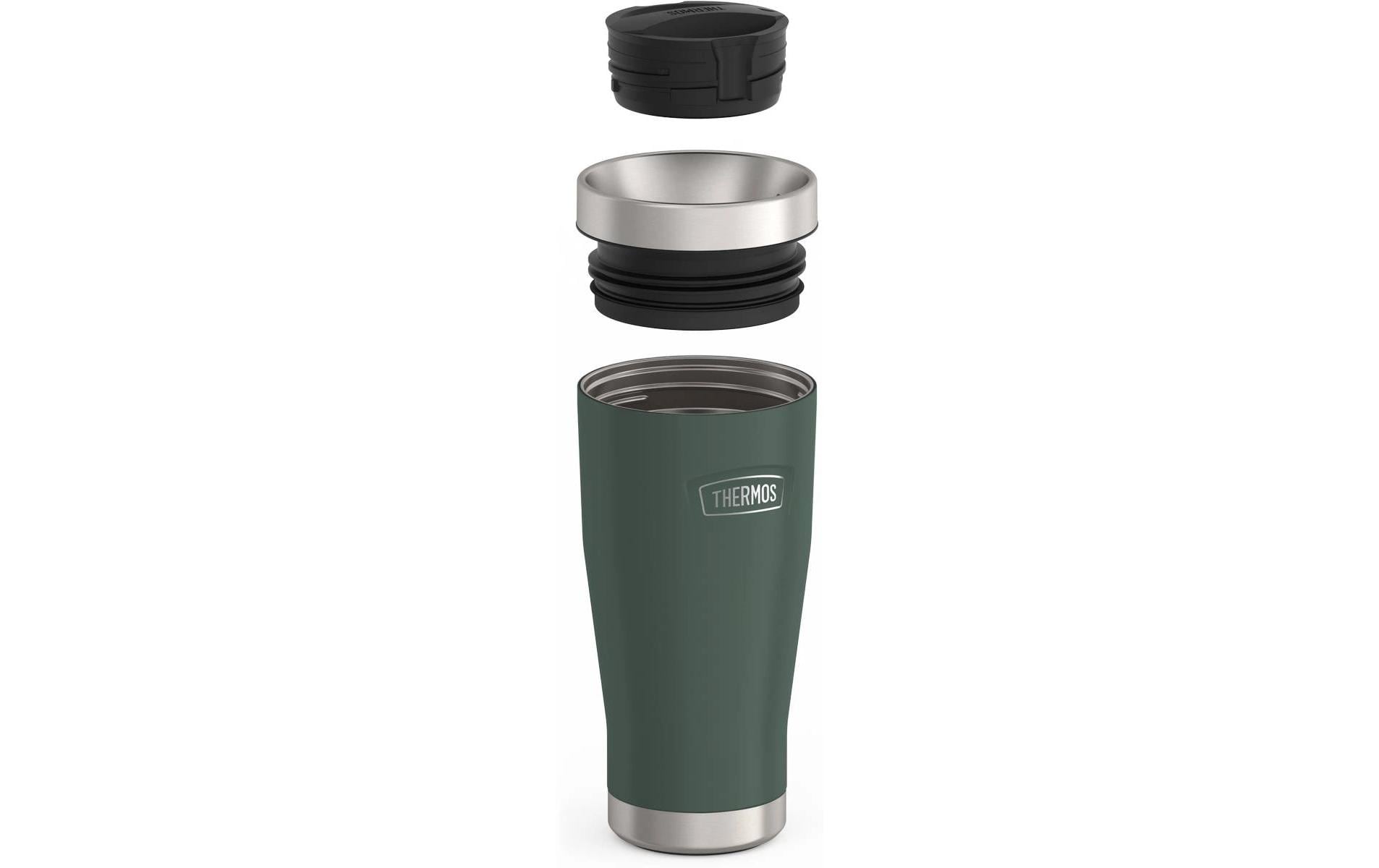 Thermos ICON Thermobecher 470 ml – doppelwandig 10 h heiss/24 h kalt, Edelstahl, Forest