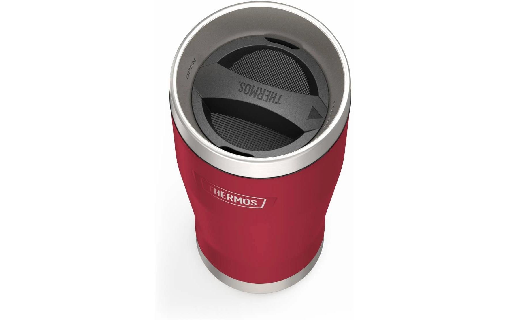 Thermos ICON Thermobecher 470 ml – doppelwandig 10 h heiss/24 h kalt, Edelstahl, Berry