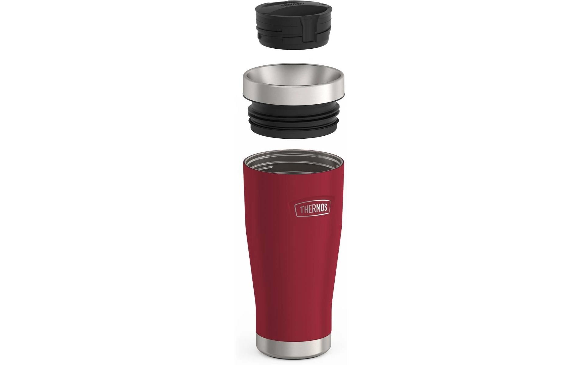 Thermos ICON Thermobecher 470 ml – doppelwandig 10 h heiss/24 h kalt, Edelstahl, Berry