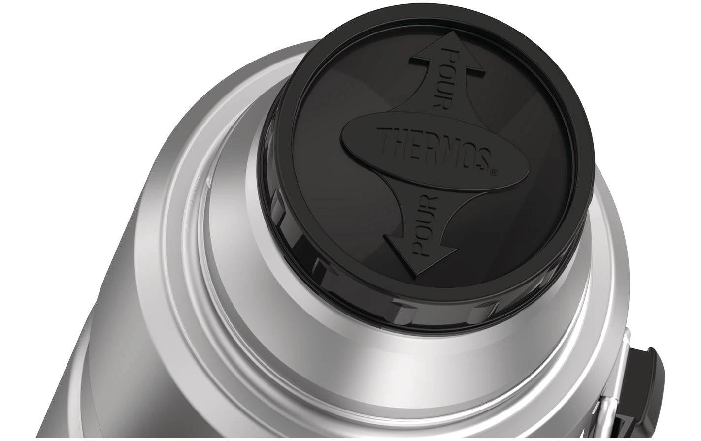 Thermos Stainless King Isolierflasche 1,2 l – doppelwandig, Edelstahl, Schraubdeckel