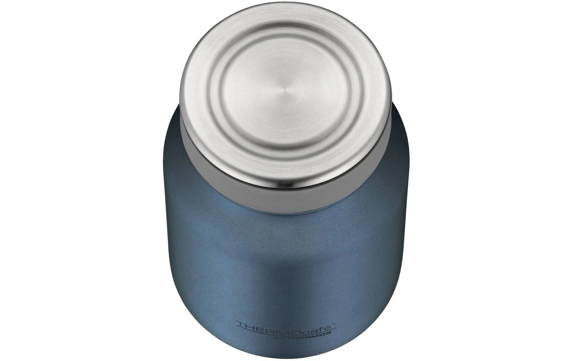 Thermos Foodbehälter TC – isoliert, hält 10 h warm / 24 h kalt – 0,5 l – dunkelblau, Edelstahl