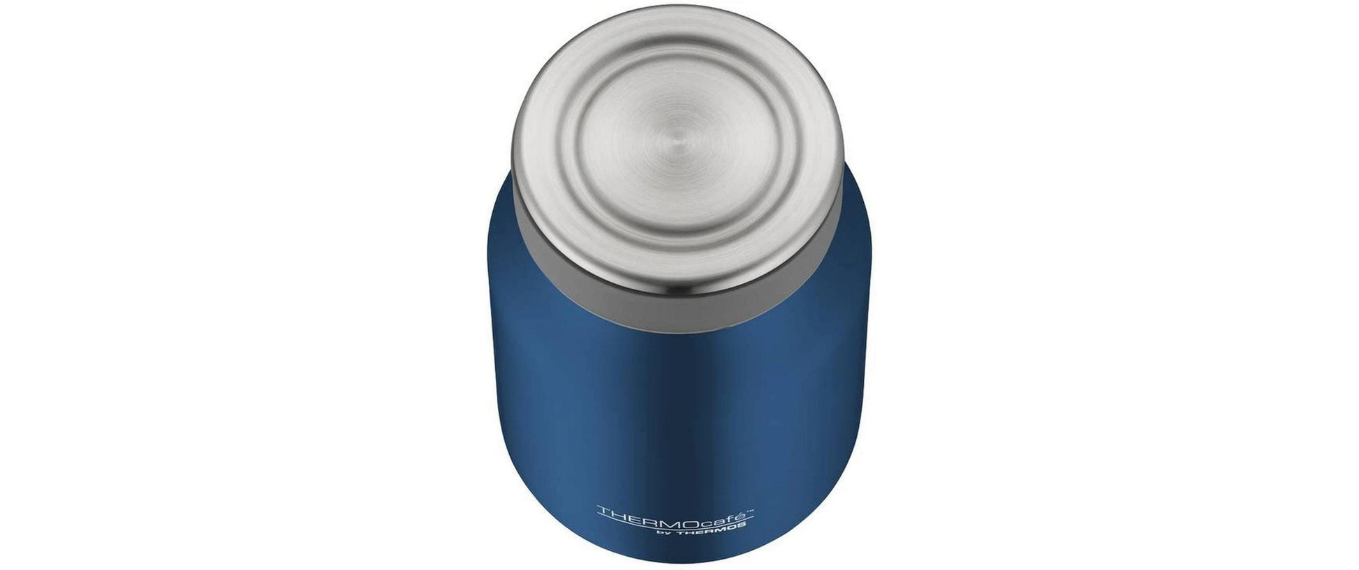 Thermos Foodbehälter – 500 ml, Ø 9,5 cm, H 14,1 cm, Edelstahl, Dunkelblau, Schraubverschluss, doppelwandig