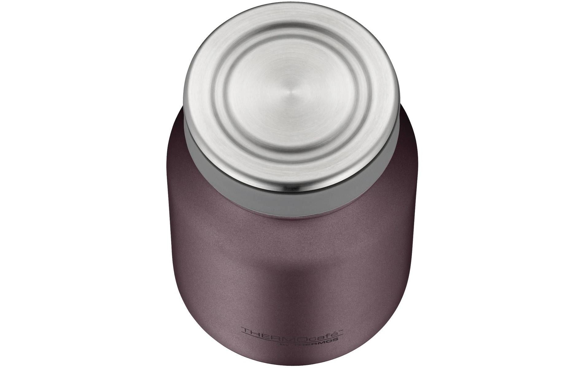 Thermos Foodbehälter TC – 500 ml, Ø 9,5 cm, H 14,1 cm, Edelstahl, Bordeaux, mit Schraubverschluss, doppelwandig