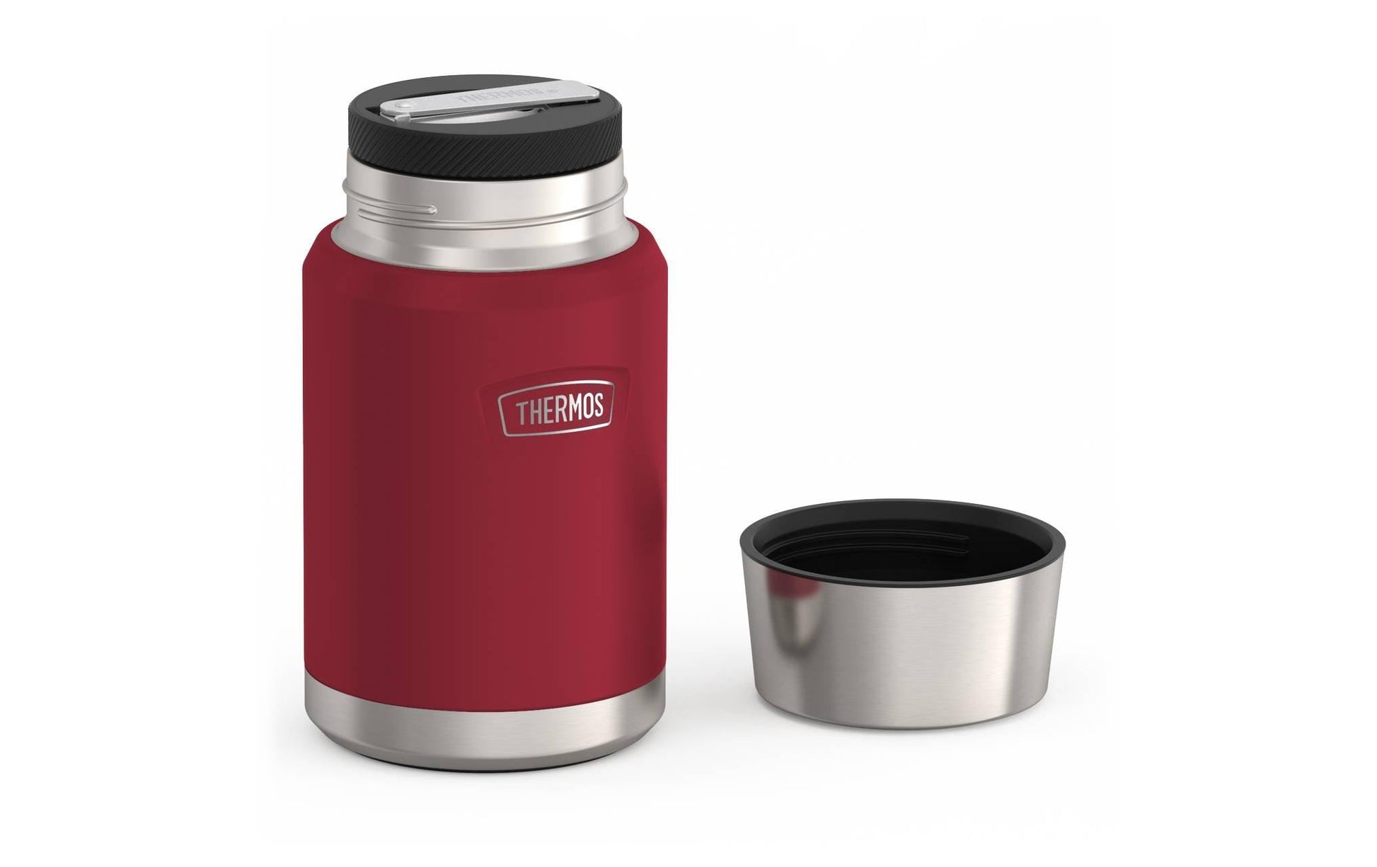 Thermos Vorratsdose 710 ml, Ø 9,9 × 18,4 cm, Edelstahl, Rot