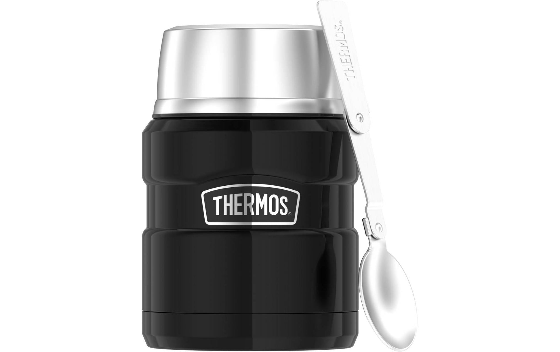 Thermos STAINLESS KING Isolierflasche 470 ml – doppelwandig, Edelstahl, Schraubdeckel