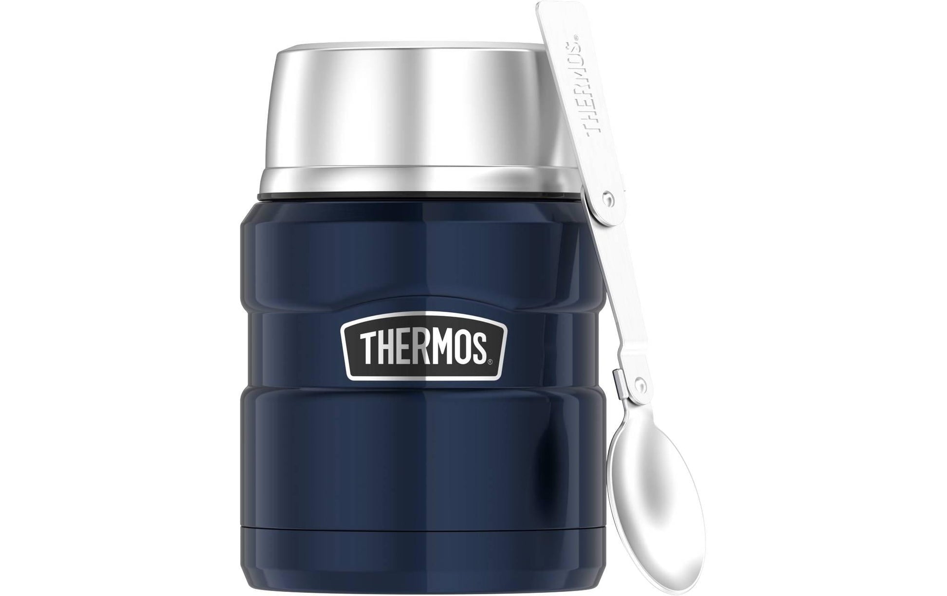 Thermos Foodbehälter STAINLESS KING – 470 ml, Ø 9,7 cm, Edelstahl, Schraubverschluss, doppelwandig