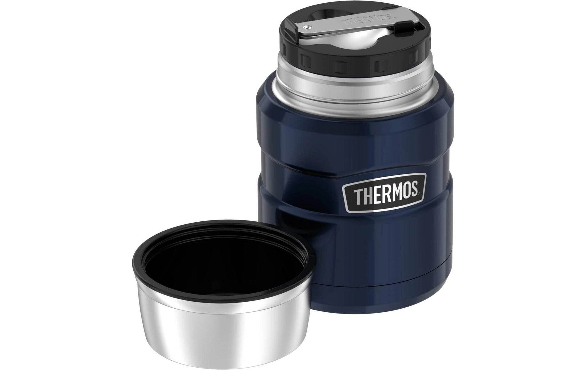 Thermos Foodbehälter STAINLESS KING – 470 ml, Ø 9,7 cm, Edelstahl, Schraubverschluss, doppelwandig