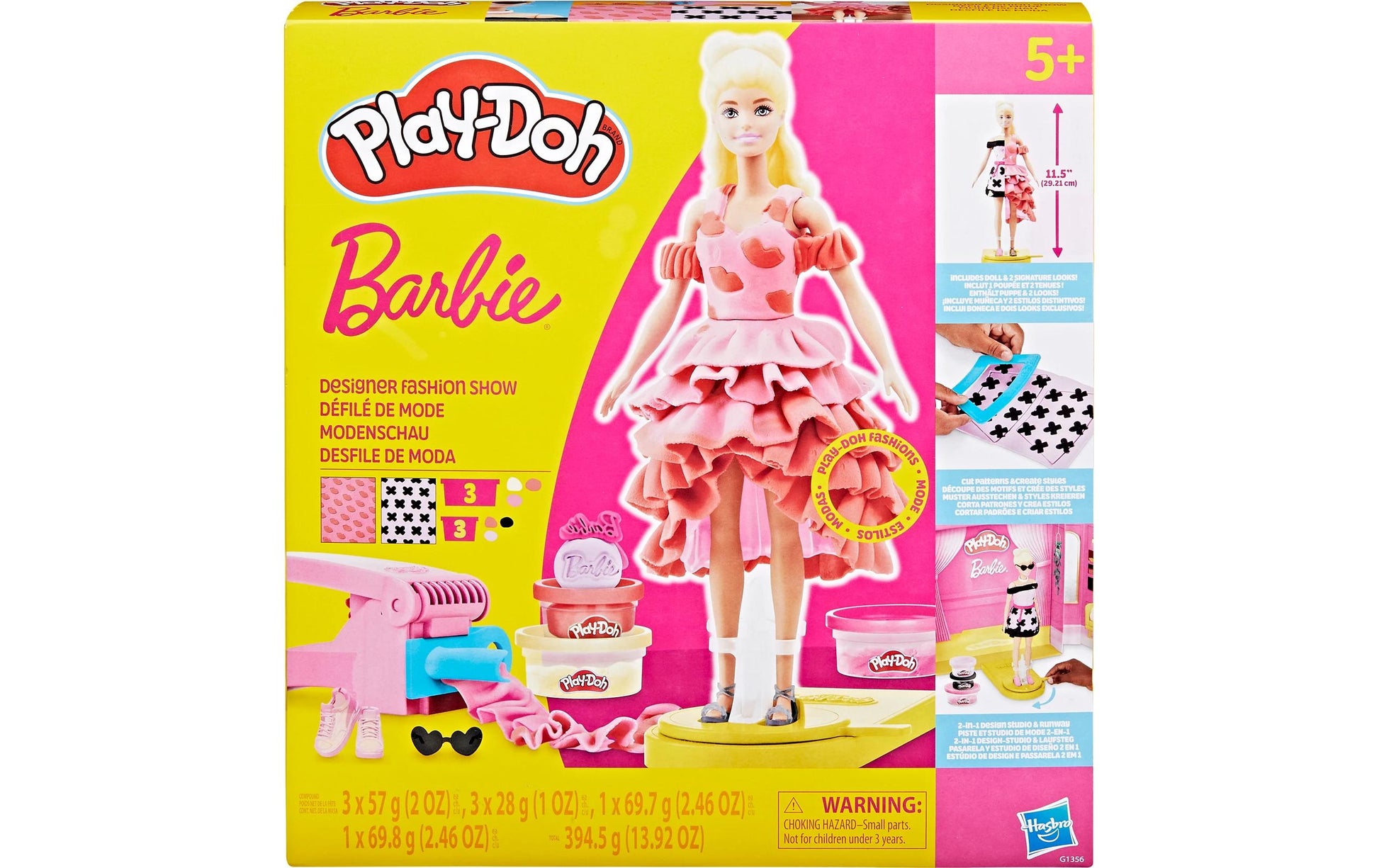 Hasbro Play-Doh Barbie Modenschau – Knete-Set – ab 5 Jahren