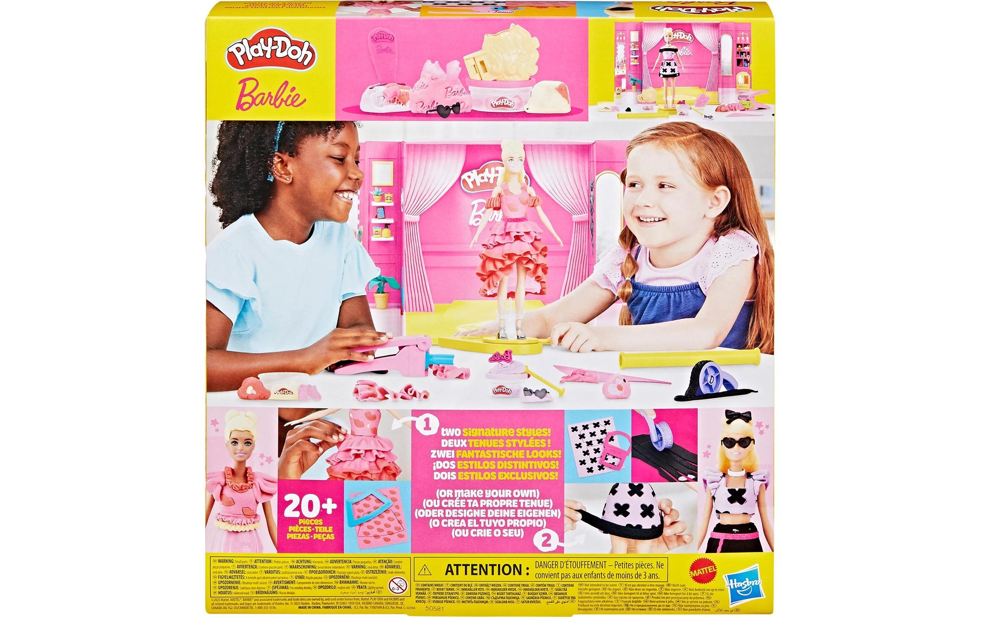 Hasbro Play-Doh Barbie Modenschau – Knete-Set – ab 5 Jahren