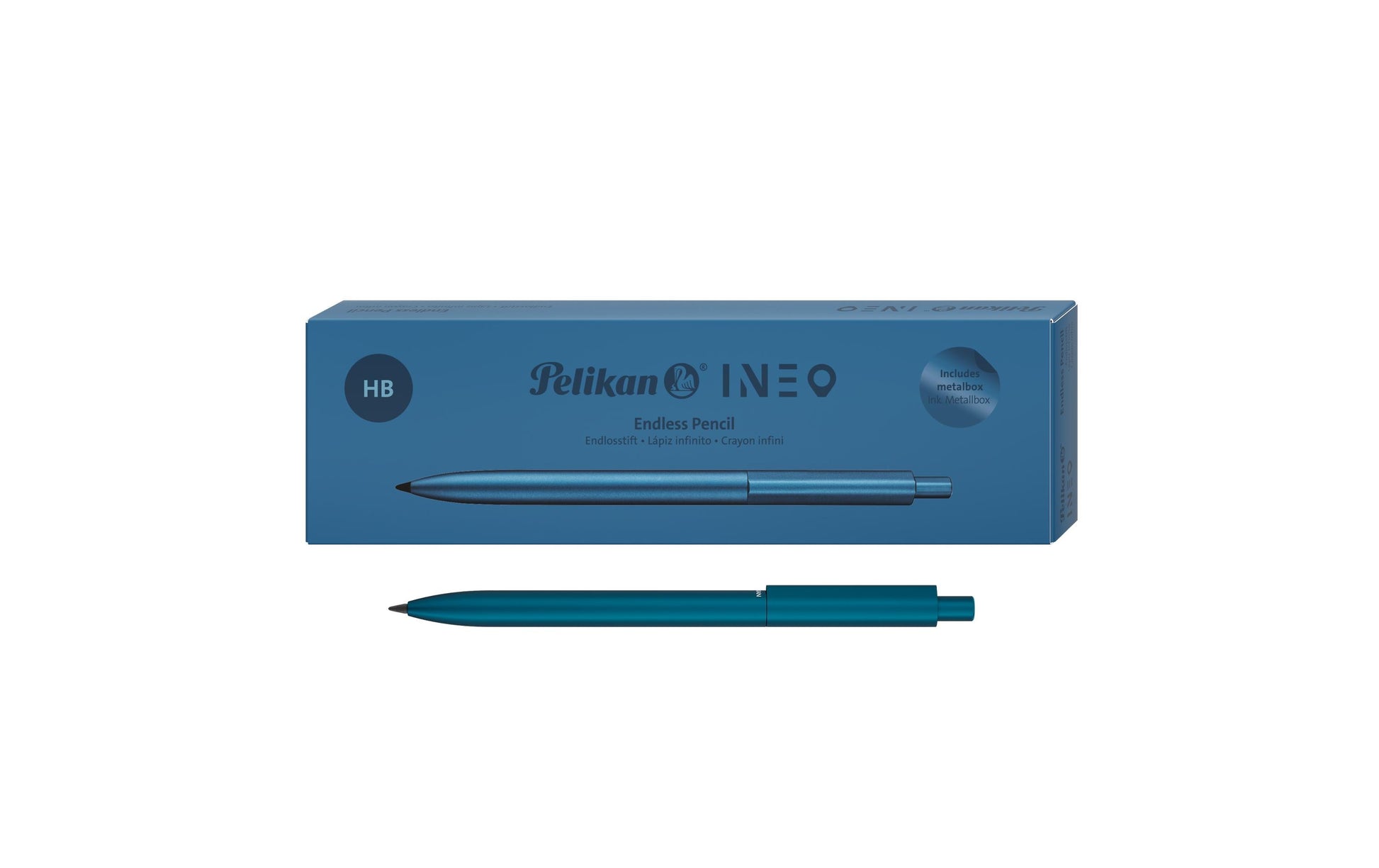 Pelikan Ineo Endless Druckbleistift – Metall – Blau – Automatischer Minenvorschub