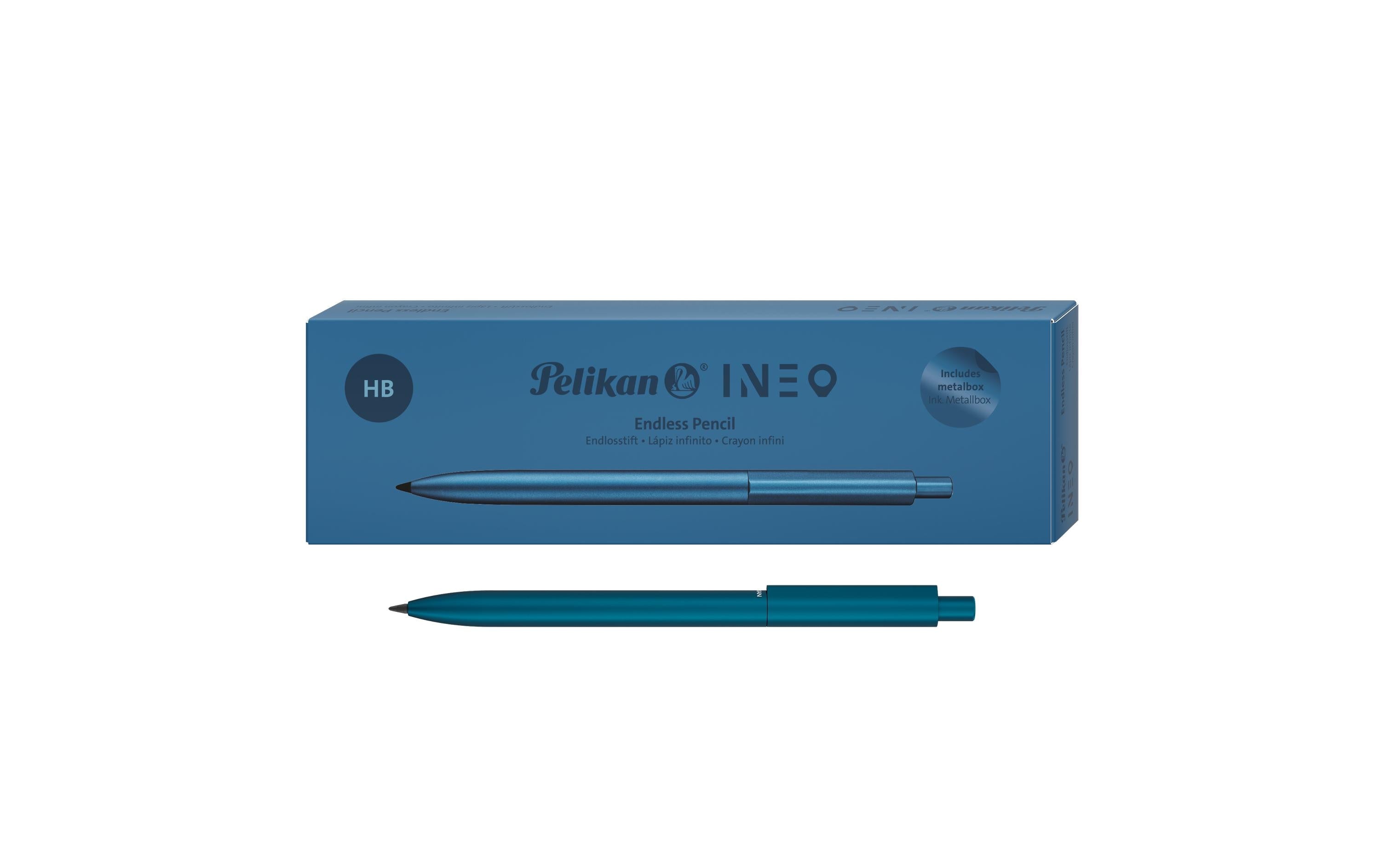 Pelikan Ineo Endless Druckbleistift – Metall – Blau – Automatischer Minenvorschub