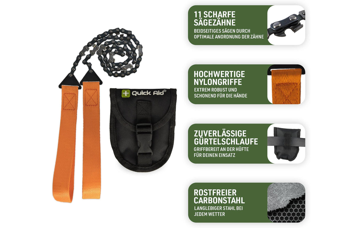 Quick Aid – Handkettensäge 125 mm, für Holz
