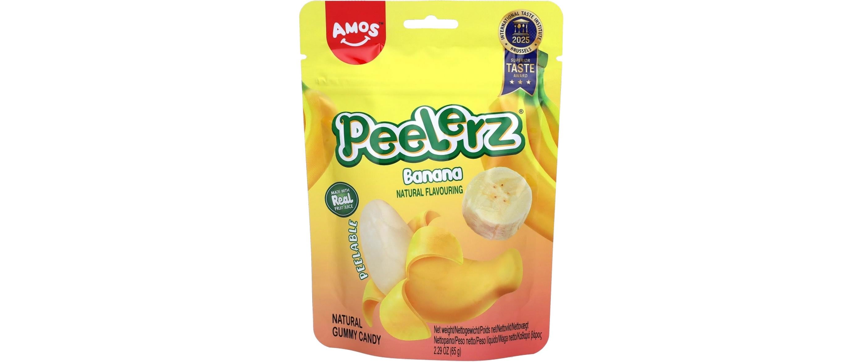 Amos Peelerz Fruchtgummi – Banane – 65 g