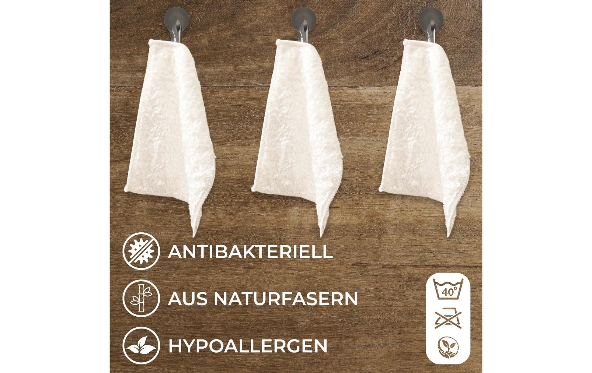 Quick aid Reinigungstuch – Weiss – 17 × 22,5 cm – Mikrofaser