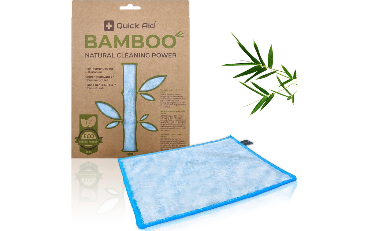 Quick aid Reinigungstuch – Blau – 17 × 22,5 cm – Mikrofaser