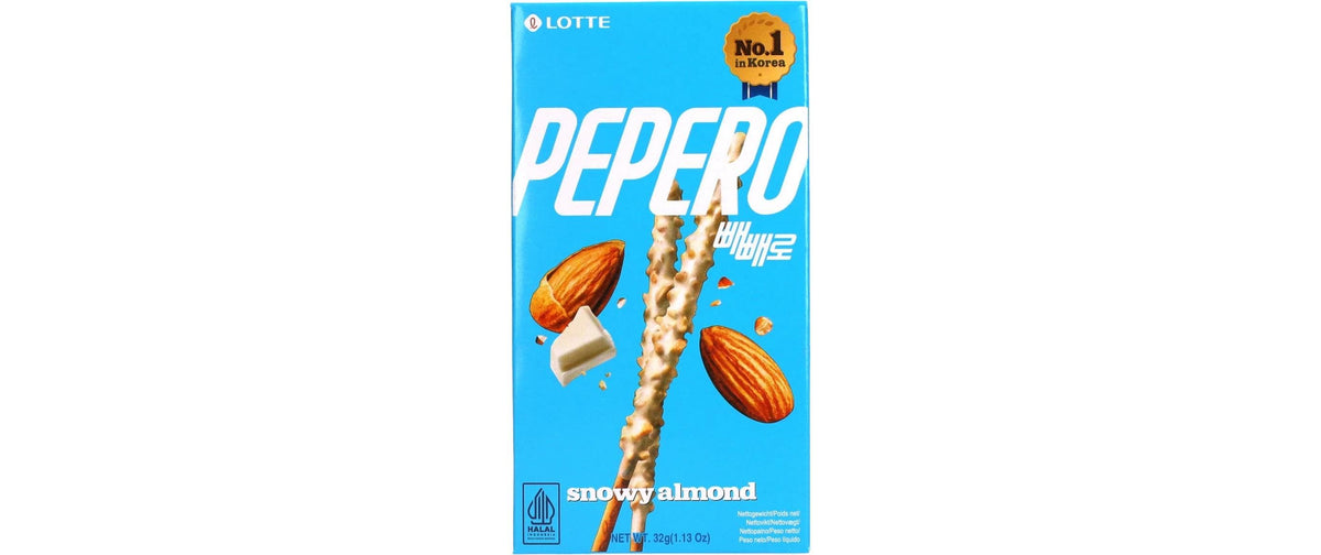 Lotte Pepero Guetzli – weisse Schokolade & Mandeln – 32 g