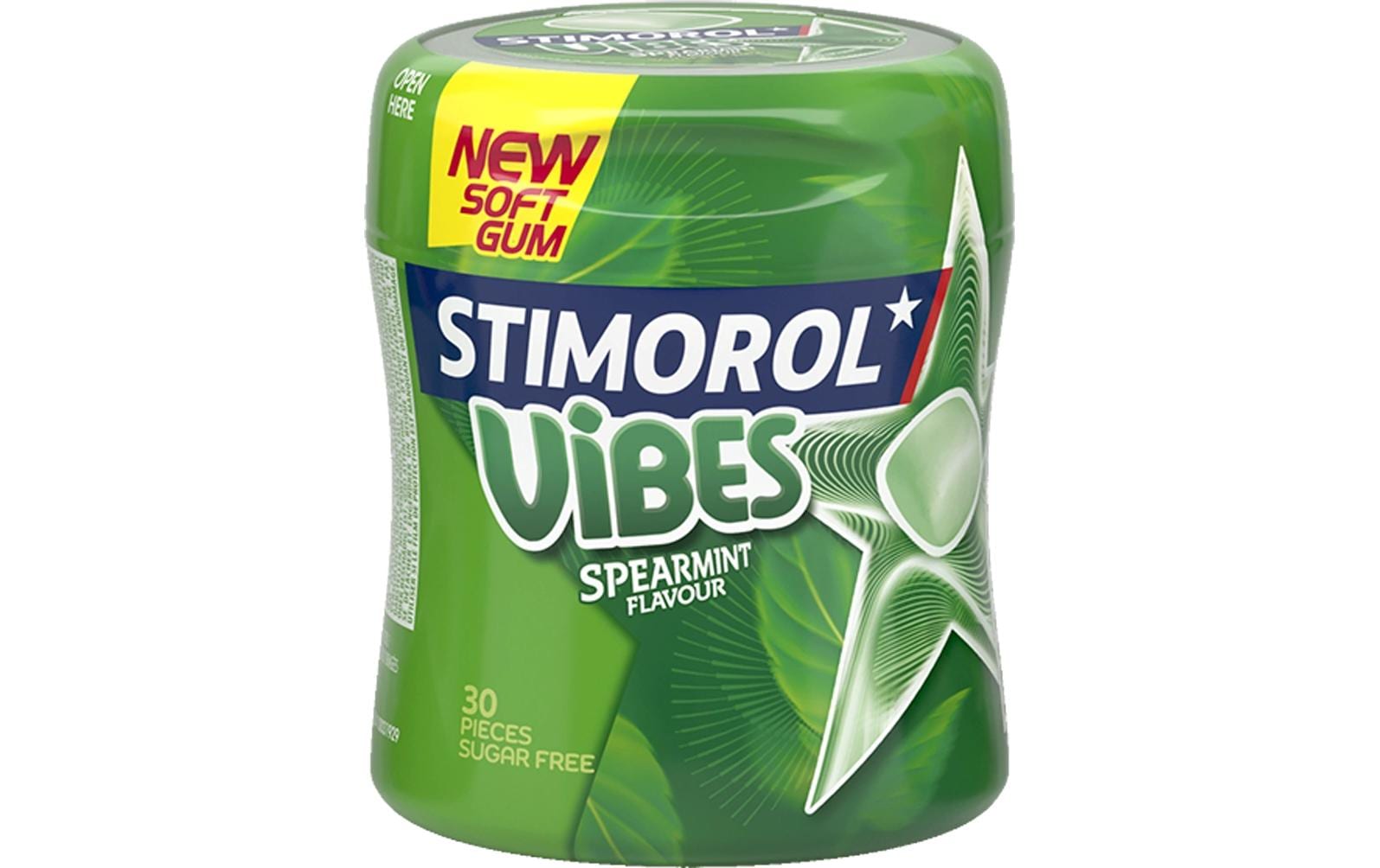 Stimorol Vibes Kaugummi – Spearmint, zuckerfrei – 70 g