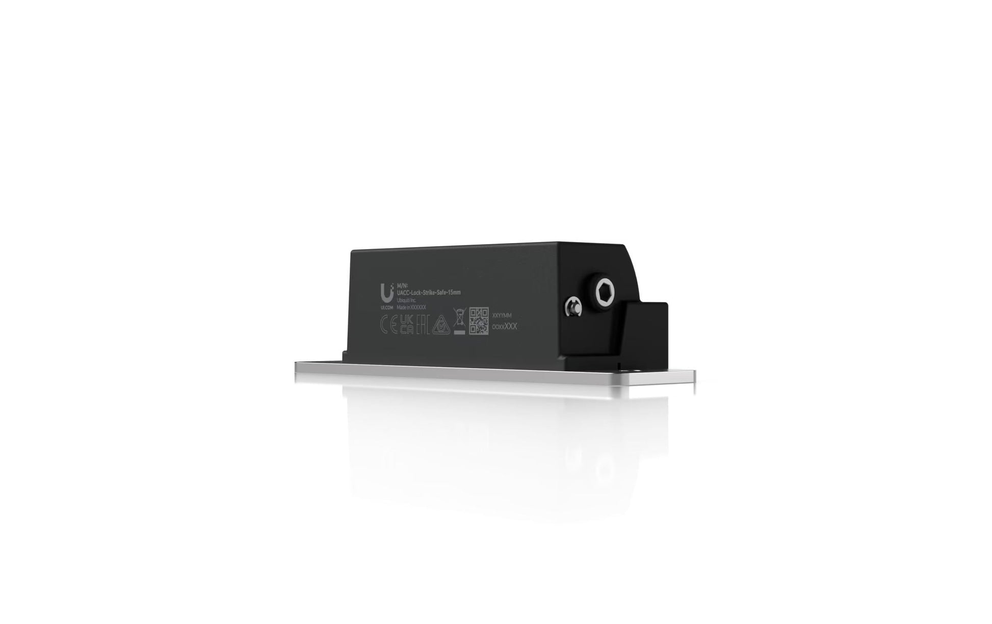 Ubiquiti UniFi UACC-Lock-Strike-Safe-15mm Türklingel-Zubehör – Türe, 12 V DC, Silber, 40×35×80 mm