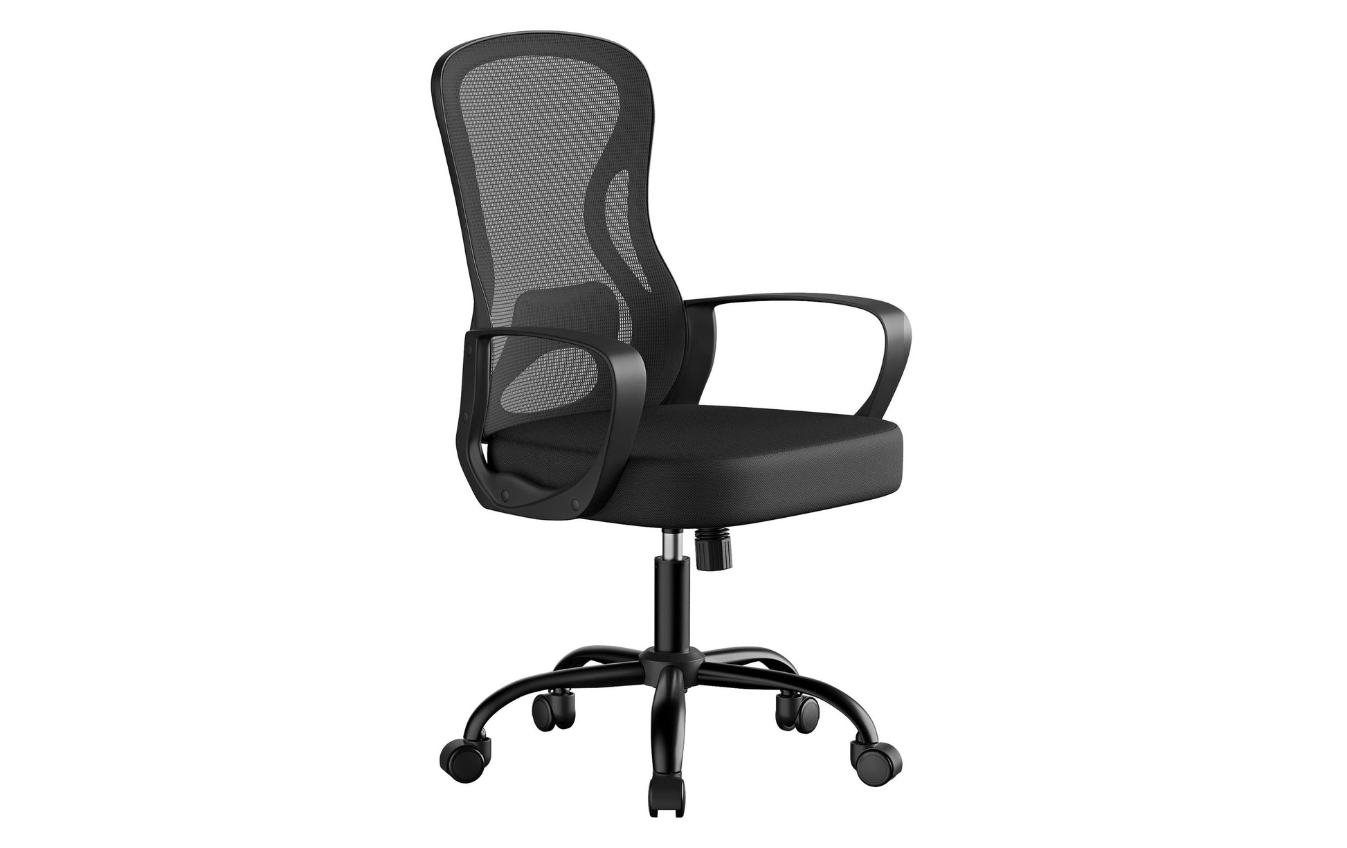 Songmics Bürostuhl – Netzrücken – Schwarz, bis 120 kg