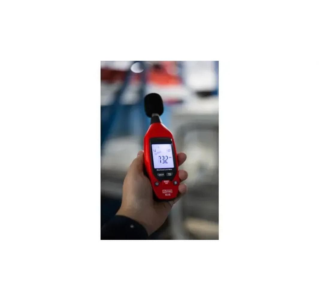 Elektro-Material RS PRO RS-95 – Schallpegelmesser – 35–130 dB, Bluetooth, App-kompatibel