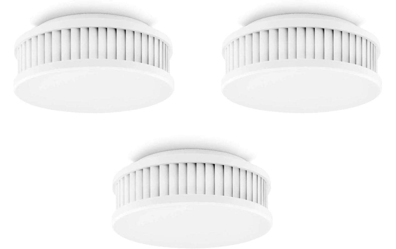 Pyrexx PX-1 – Rauchmelder, 12 Jahre, 85 dB, EN 14604 – Weiss (3er-Pack)