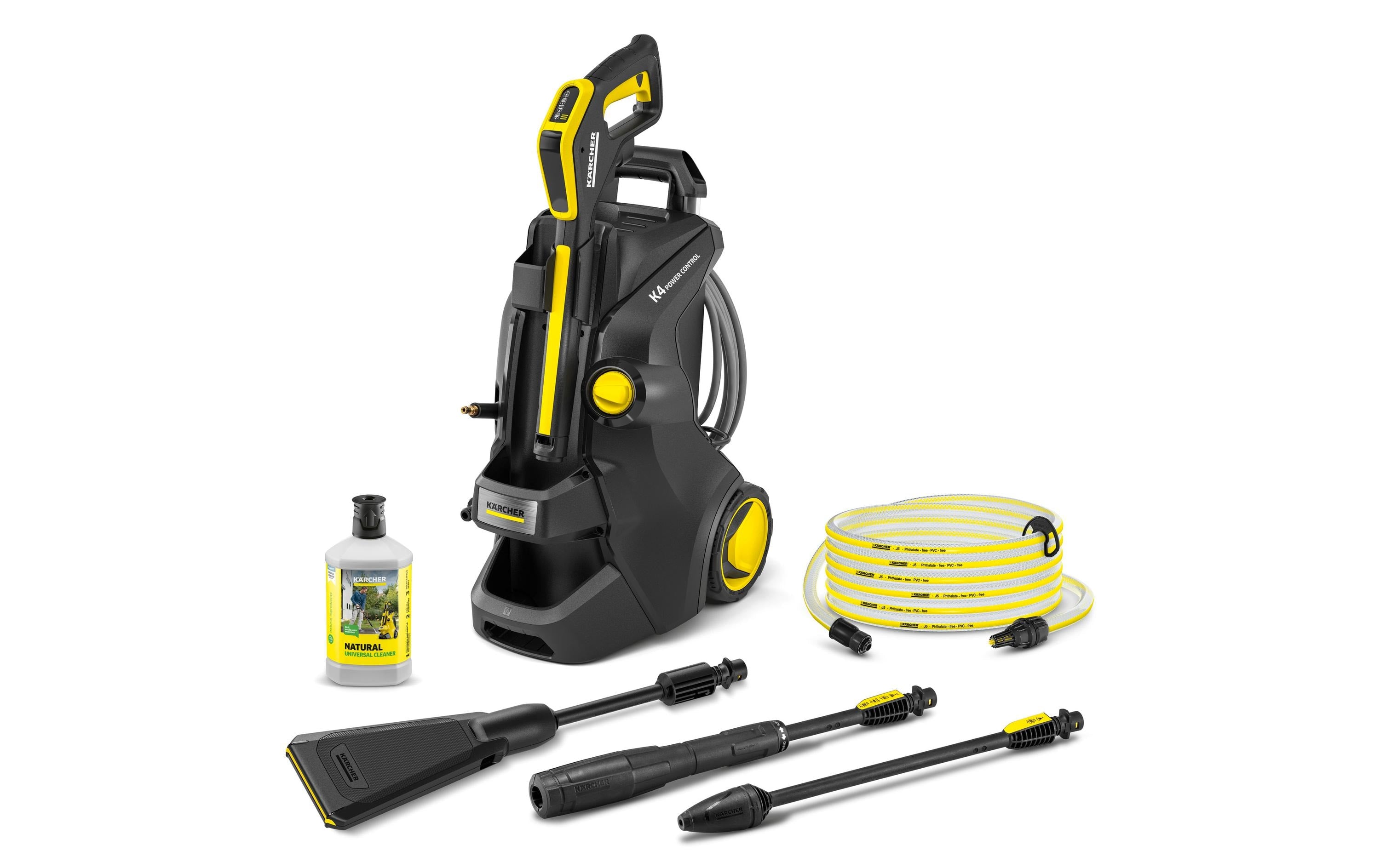 Kärcher professional Kärcher Hochdruckreiniger K 4 Power Control GoFurther – 130 bar – gelb/schwarz – 30,6 × 40,5 × 58,4 cm