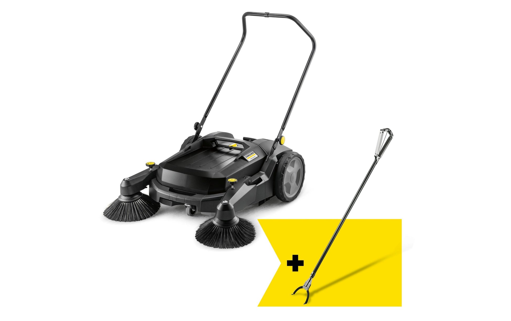 Kärcher professional Kehrmaschine KM 70/20 C Facelift 2SB – 98 cm, manuell, Auffangbehälter 45 l, schwarz