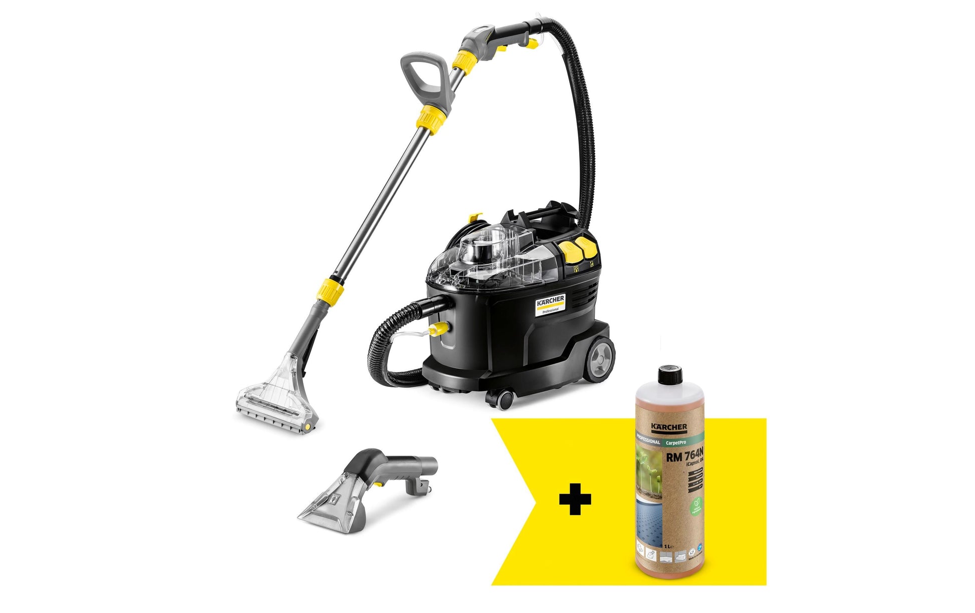 Kärcher professional Kärcher Waschsauger Puzzi 8/1 Adv, mit Wischfunktion – 1200 W, 8 l