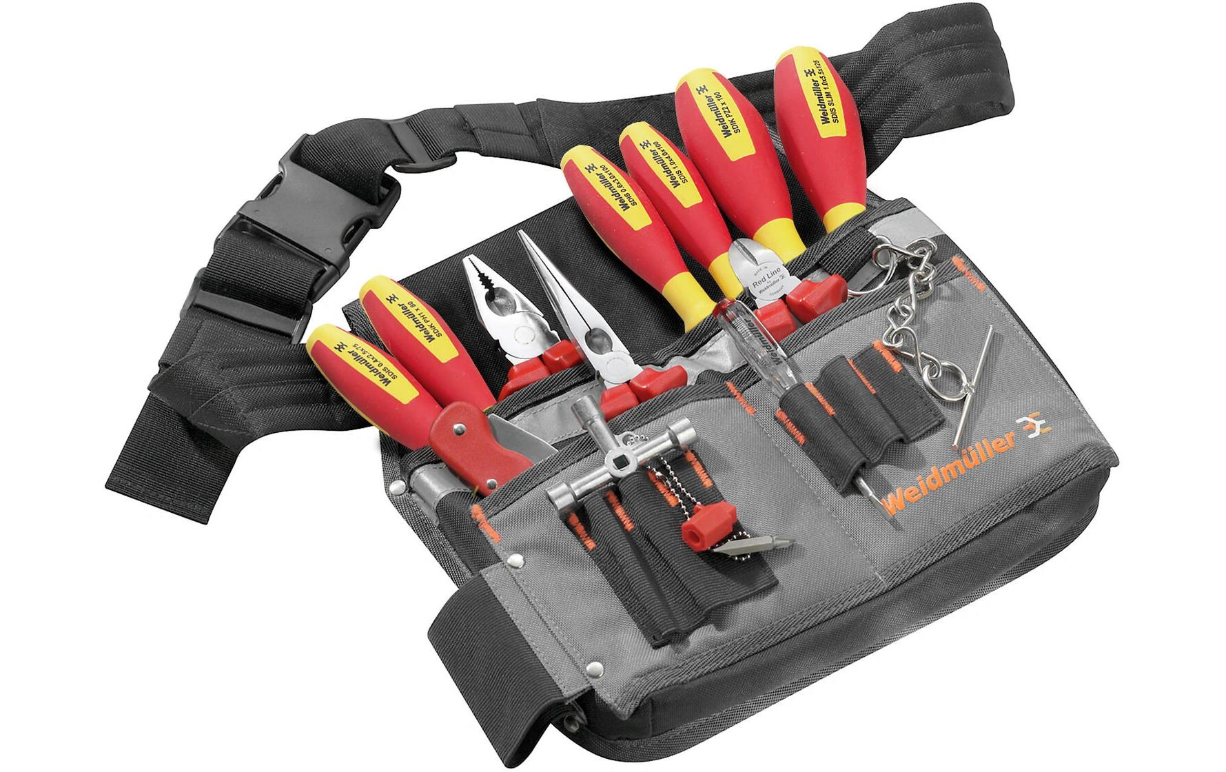 Weidmüller Werkzeugtasche – 12-teilig, B 280 × H 300 × T 60 mm