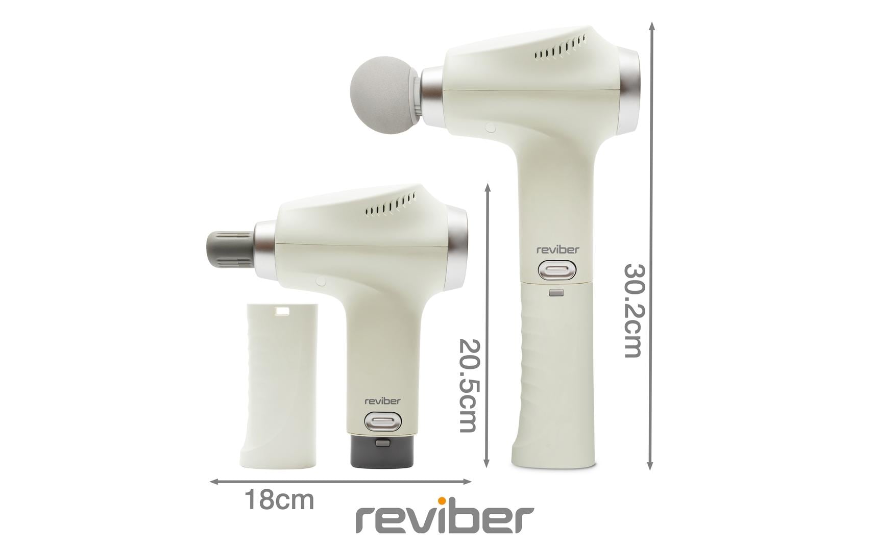 Reviber Massagegerät – Vibrationsmassage – Weiss