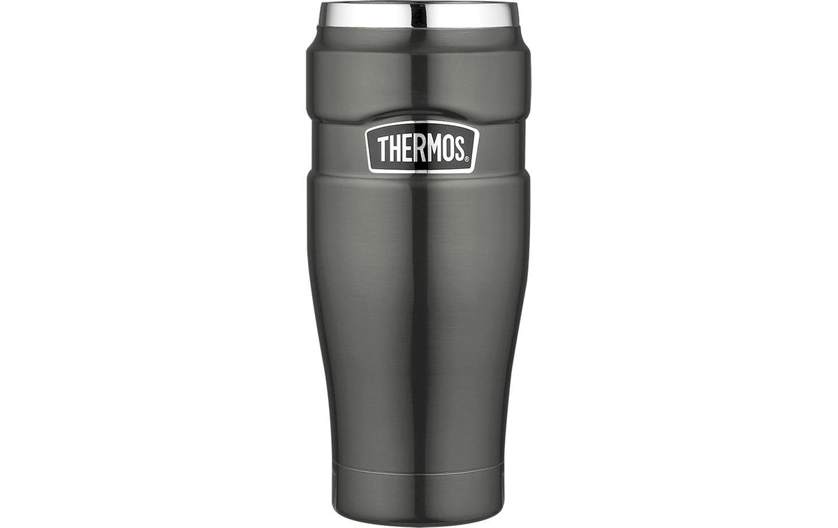 Thermos Stainless King Thermobecher 470 ml – doppelwandig, Schraubdeckel, Edelstahl