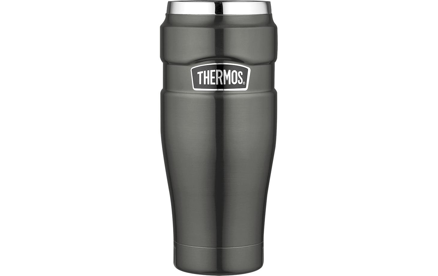 Thermos Stainless King Thermobecher 470 ml – doppelwandig, Schraubdeckel, Edelstahl