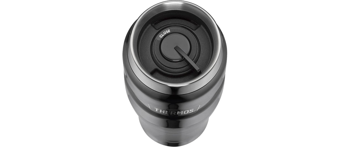 Thermos Stainless King Thermobecher 470 ml – doppelwandig, Schraubdeckel, Edelstahl
