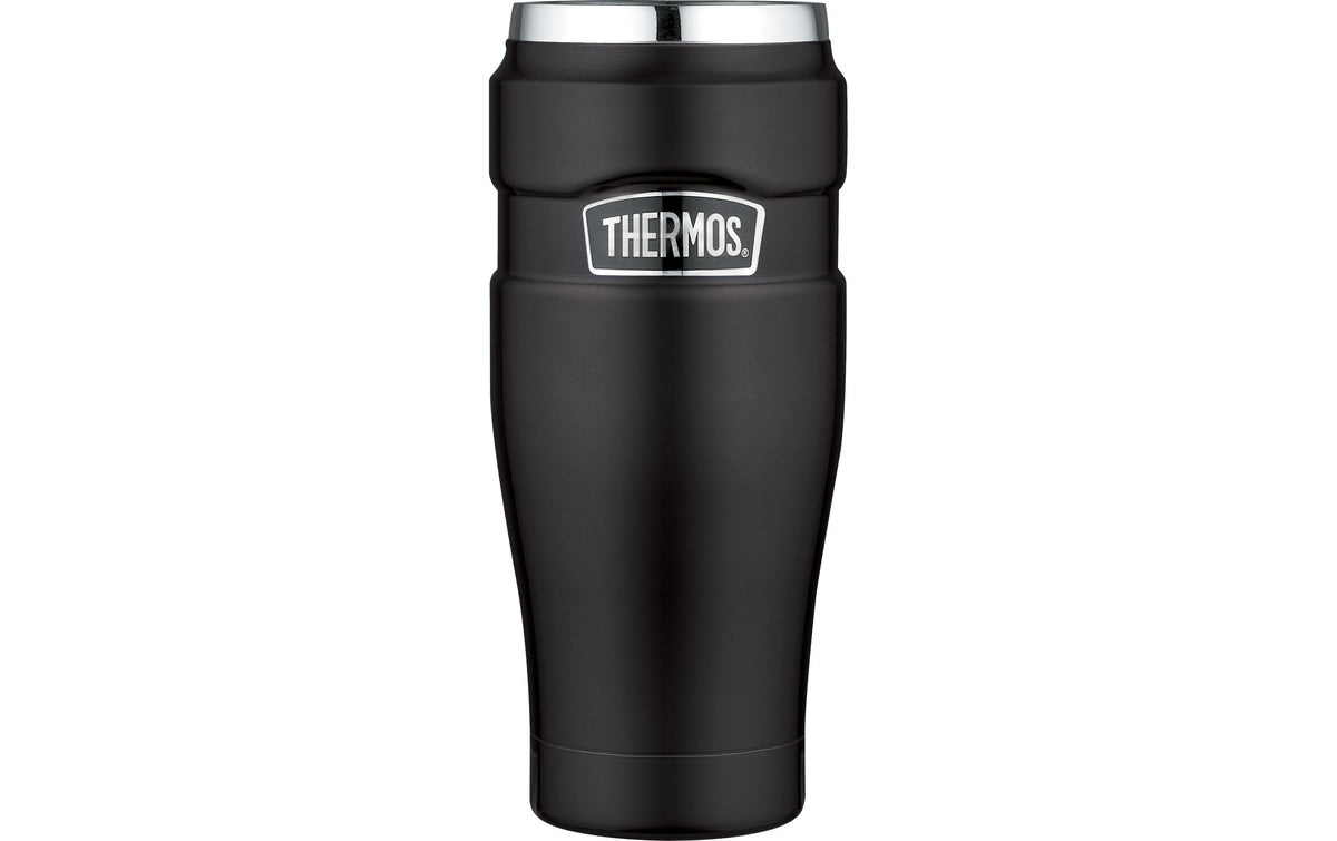 Thermos Stainless King Thermobecher 470 ml – doppelwandig, Schraubdeckel, Edelstahl